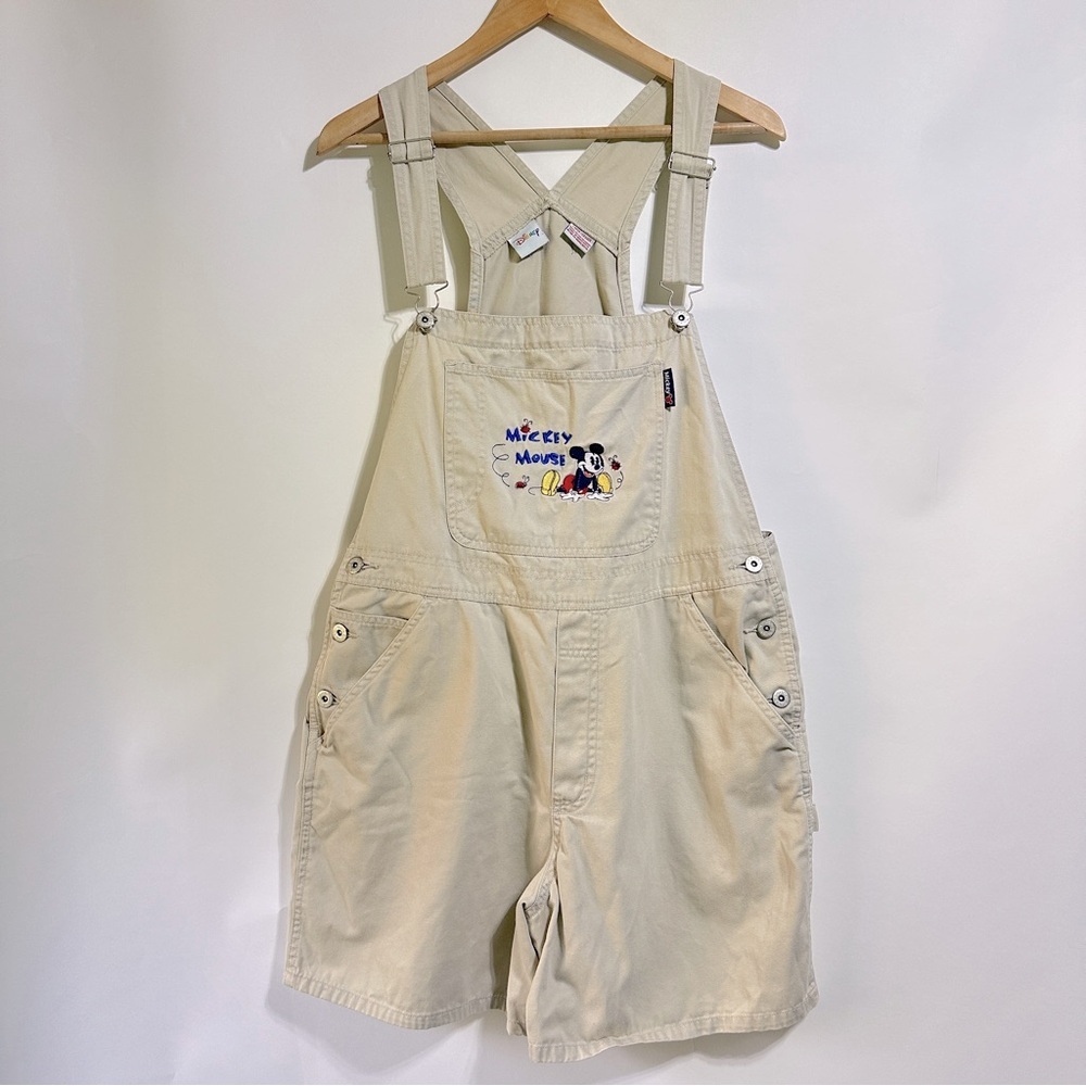 Disney Cream Women's Shorts with Mickey Mouse Design